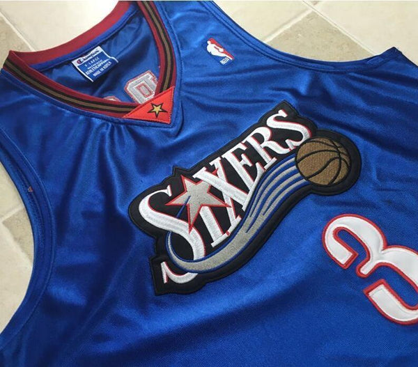 Men 3 Allen Iverson Jersey Blue Philadelphia 76ers Jersey Fanatics - fastssd - NBA Jersey - nRevo