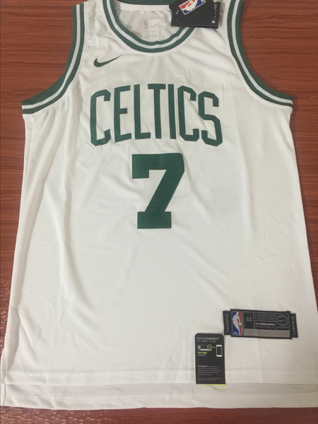Men 7 Jaylen Brown Jersey White Boston Celtics Jersey Swingman Fanatics - fastssd - NBA Jersey - nRevo