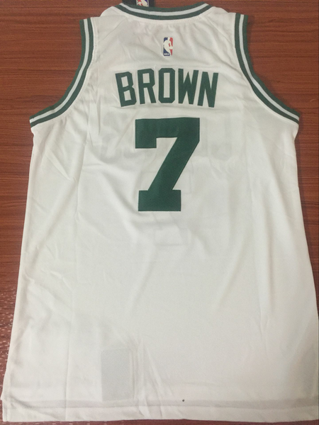 Men 7 Jaylen Brown Jersey White Boston Celtics Jersey Swingman Fanatics - fastssd - NBA Jersey - nRevo
