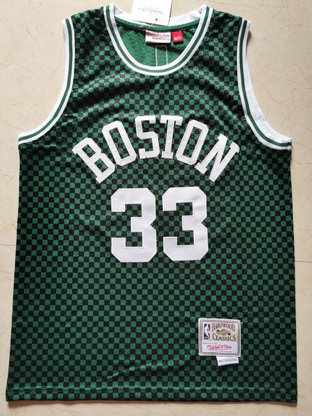 Men 33 Larry Bird Jersey Green Boston Celtics Jersey Hardwood Classics - fastssd - NBA Jersey - nRevo
