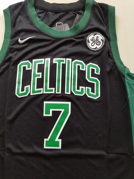 Men 07 Jaylen Brown Jersey Black Boston Celtics Jersey Swingman Fanatics
