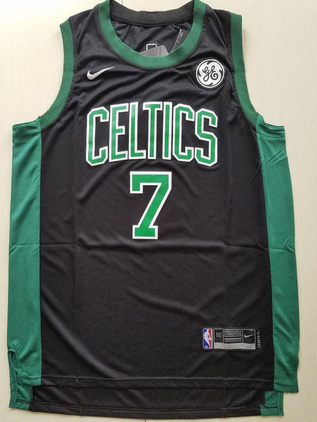 Men 07 Jaylen Brown Jersey Black Boston Celtics Jersey Swingman Fanatics