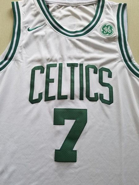 Men 07 Jaylen Brown Jersey White Boston Celtics Jersey Swingman Fanatics