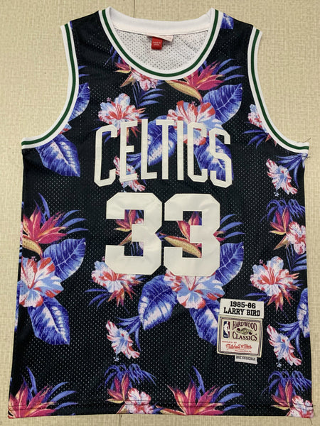 Men 33 Larry Bird Jersey Flora Boston Celtics Jersey Swingman Fanatics - fastssd - NBA Jersey - nRevo