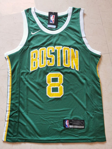 Men 08 Kemba Walker Jersey Green Boston Celtics Jersey Swingman Fanatics