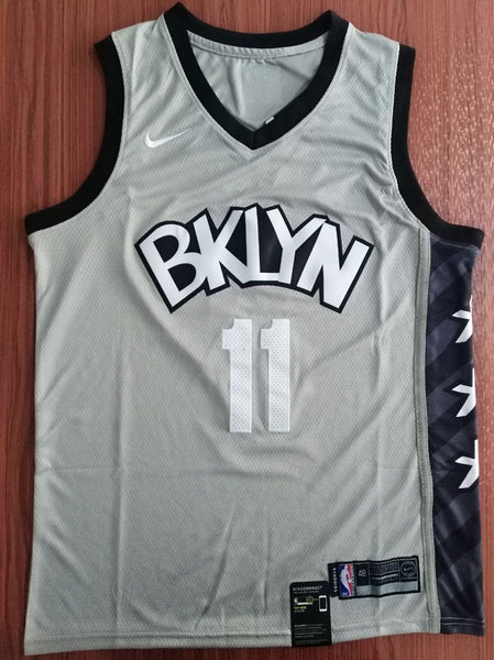 Men 11 Kyrie Irving Jersey Grey Brooklyn Nets Jersey Swingman Fanatics - fastssd - NBA Jersey - nRevo