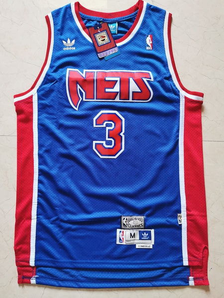 Men 03 Drazen Petrovic Jersey Blue Brooklyn Nets Jersey Hardwood Classics - fastssd - NBA Jersey - nRevo