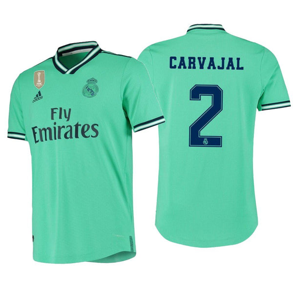 Men 02 Dani Carvajal Jersey Green Away Real Madrid Jersey Laliga 2020 - fastssd - Soccer Jersey - CrazyKill