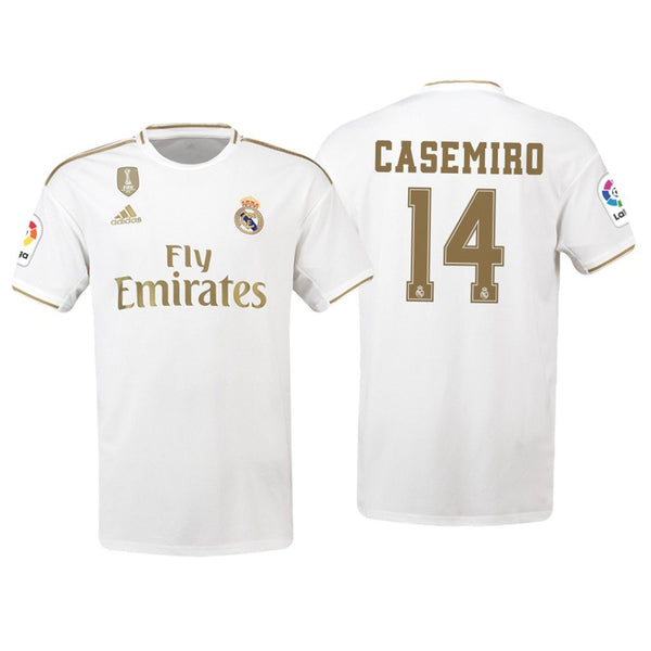 Men 14 Casemiro Jersey White Home Real Madrid Jersey LaLiga 2020 - fastssd - Soccer Jersey - CrazyKill