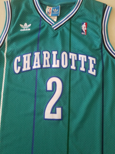 Men 2 Larry Johnson Jersey Blue Charlotte Hornets Jersey Fanatics - fastssd - NBA Jersey - nRevo