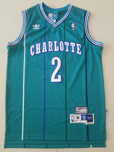 Men 2 Larry Johnson Jersey Blue Charlotte Hornets Jersey Fanatics - fastssd - NBA Jersey - nRevo