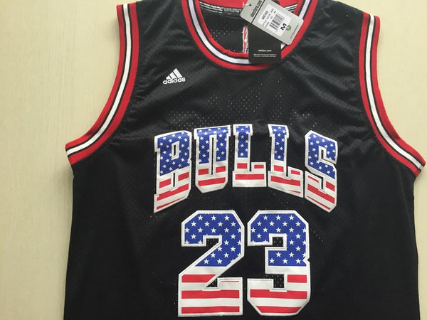 Men 23 Michael Jordan Jersey Black Chicago Bulls Jersey Swingman Fanatics