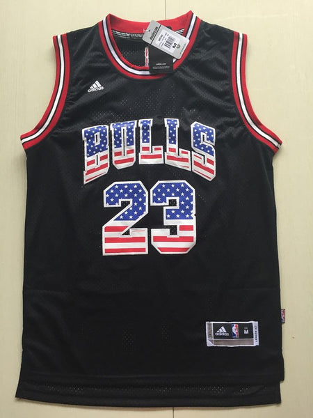 Men 23 Michael Jordan Jersey Black Chicago Bulls Jersey Swingman Fanatics