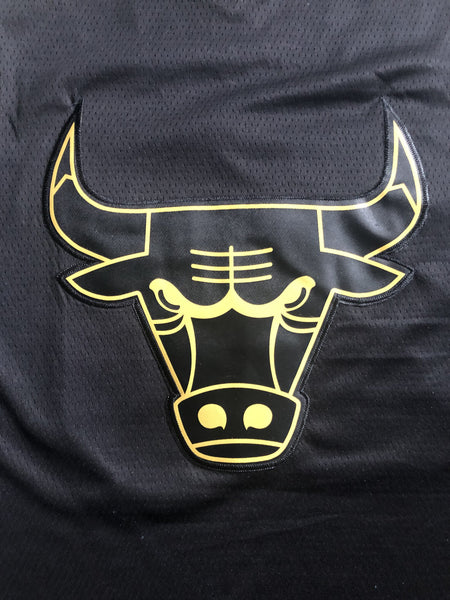 Men 23 Michael Jordan Jersey Black Chicago Bulls Jersey Golden Edition - fastssd - NBA Jersey - nRevo