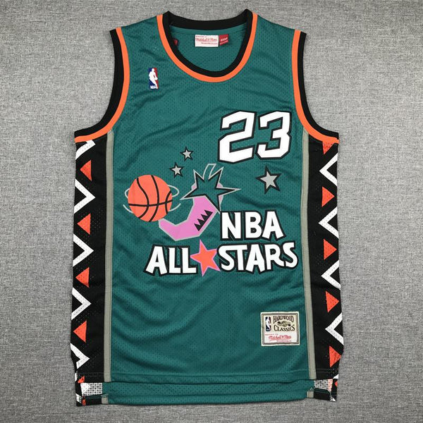 Men 23 Michael Jordan Jersey Dark Green Chicago Bulls Jersey Hardwood Classics