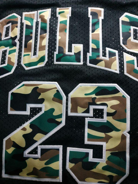 Men 23 Michael Jordan Jersey Army Black Chicago Bulls Jersey Swingman - fastssd - NBA Jersey - nRevo