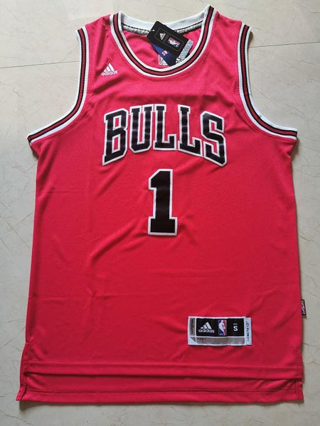 Men 01 Derrick Rose Jersey Red Chicago Bulls Jersey Swingman Fanatics - fastssd - NBA Jersey - nRevo