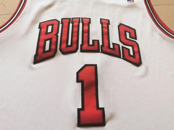 Men 01 Derrick Rose Jersey White Chicago Bulls Jersey Swingman Fanatics - fastssd - NBA Jersey - nRevo
