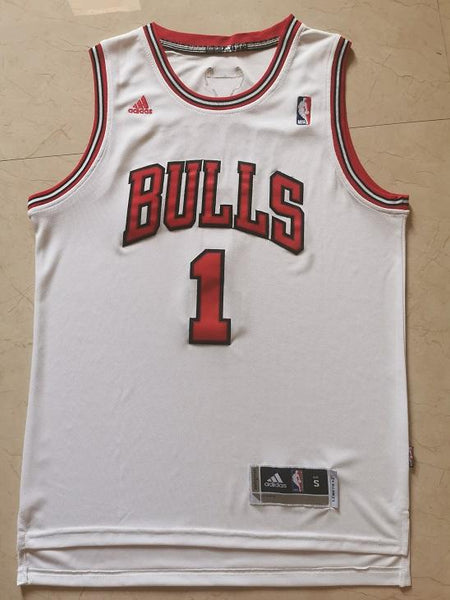 Men 01 Derrick Rose Jersey White Chicago Bulls Jersey Swingman Fanatics - fastssd - NBA Jersey - nRevo