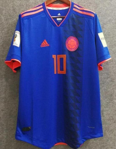 2018 Men Colombia Jersey #10 James Soccer Jersey World Cup Jersey Player - fastssd - Soccer Jersey - CrazyKill