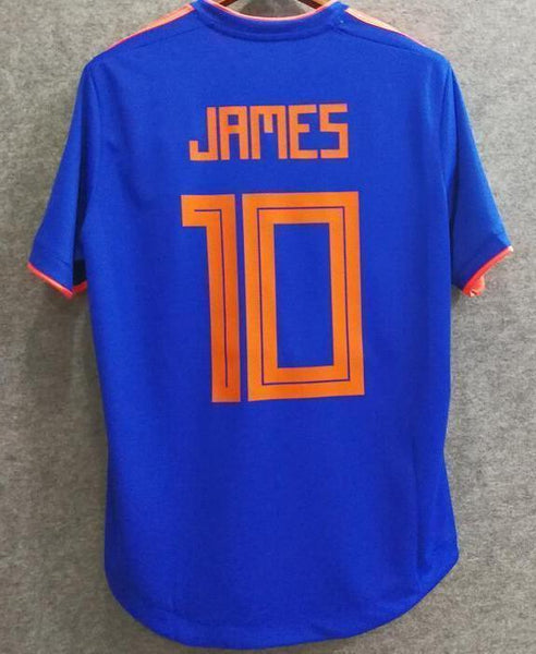 2018 Men Colombia Jersey #10 James Soccer Jersey World Cup Jersey Player - fastssd - Soccer Jersey - CrazyKill