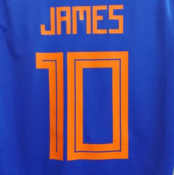 2018 Men Colombia Jersey #10 James Soccer Jersey World Cup Jersey Player - fastssd - Soccer Jersey - CrazyKill