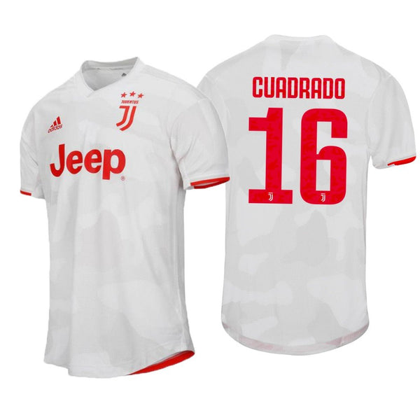 Men 16 Juan Cuadrado Jersey White Away Juventus Jersey Serie A 2020 - fastssd - Soccer Jersey - CrazyKill
