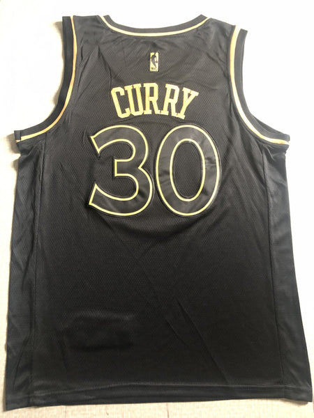 Men 30 Stephen Curry Jersey Black Golden State Warriors Jersey Golden Edition - fastssd - NBA Jersey - nRevo