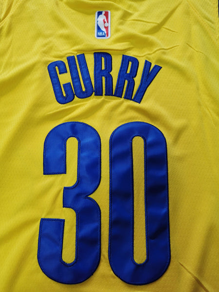 Men 30 Stephen Curry Jersey Yellow Golden State Warriors Jersey Swingman Fanatics - fastssd - NBA Jersey - nRevo