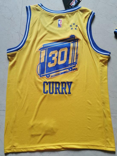 Men 30 Stephen Curry Jersey Yellow Golden State Warriors Jersey Swingman Fanatics - fastssd - NBA Jersey - nRevo