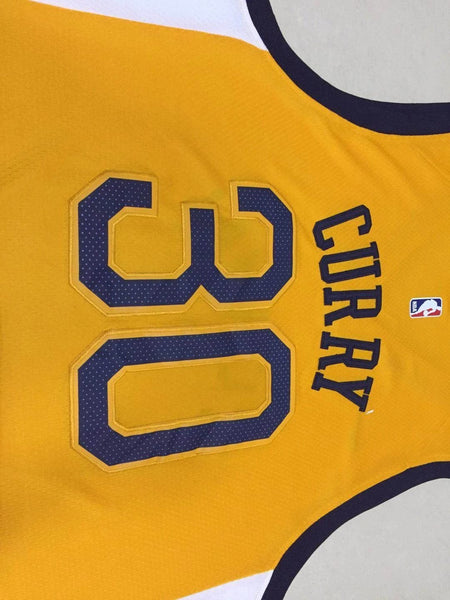 Men 30 Stephen Curry Jersey Yellow The Town Golden State Warriors Jersey Swingman - fastssd - NBA Jersey - nRevo