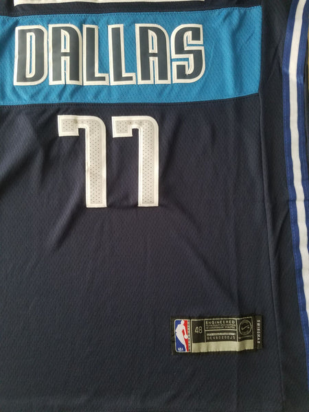 Men 77 Luka Doncic Jersey Dark Blue Dallas Mavericks Jersey Swingman Fanatics - fastssd - NBA Jersey - nRevo