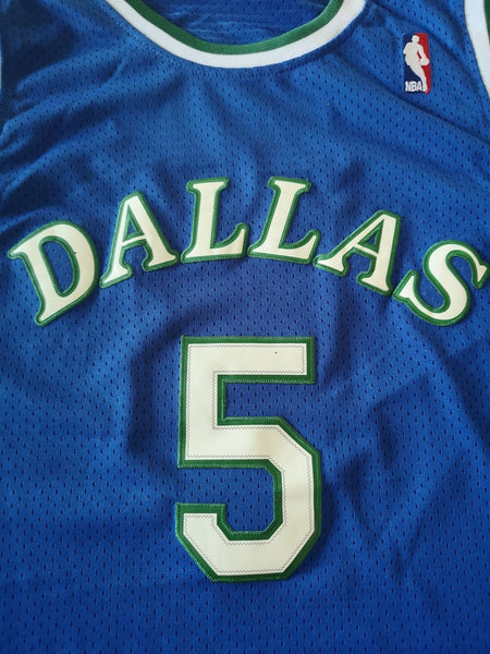 Men 05 Jason Kidd Jersey Blue Dallas Mavericks Jersey Hardwood Classics