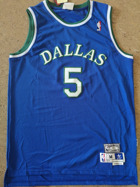 Men 05 Jason Kidd Jersey Blue Dallas Mavericks Jersey Hardwood Classics