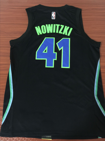 Men 41 Dirk Nowitzki Jersey Black Dallas Mavericks Swingman Fanatics - fastssd - NBA Jersey - nRevo