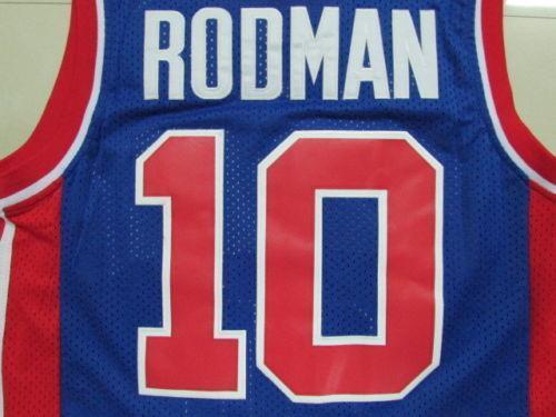 Men 10 Dennis Rodman Jersey Blue Detroit Pistons Jersey Swingman Fanatics - fastssd - NBA Jersey - nRevo