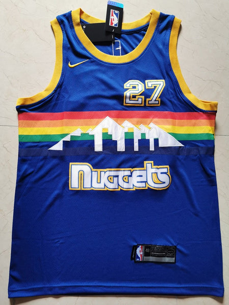 Men 27 Jamal Murray Jersey Blue Denver Nuggets Jersey Swingman Fanatics - fastssd - NBA Jersey - nRevo