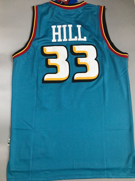 Men 33 Grant Hill Jersey Green Detroit Pistons Throwback Swingman Fanatics - fastssd - NBA Jersey - nRevo