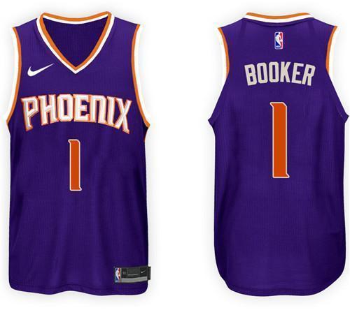 Men 1 Devin Booker Jersey Purple Phoenix Suns City Edition Jersey Authentic Player - fastssd - NBA Jersey - nRevo