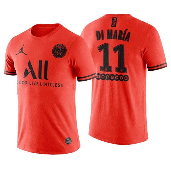 Men 11 Di Maria Jersey Orange Third Paris Saint Germain Jersey Ligue 1 2020 - fastssd - Soccer Jersey - CrazyKill