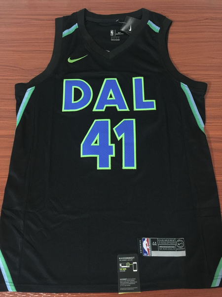 Men 41 Dirk Nowitzki Jersey Black Dallas Mavericks Swingman Fanatics - fastssd - NBA Jersey - nRevo