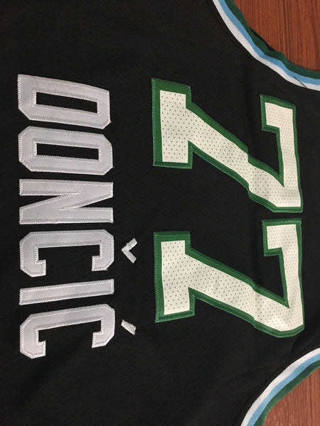 Men 77 Luka Doncic Jersey Black All Star World Team Jersey Swingman Fanatics - fastssd - NBA Jersey - nRevo