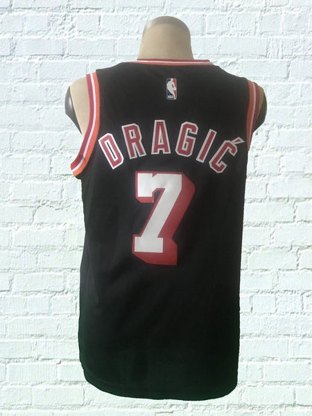 Men 07 Goran Dragic Jersey Black Miami Heat Jersey Swingman Fanatics