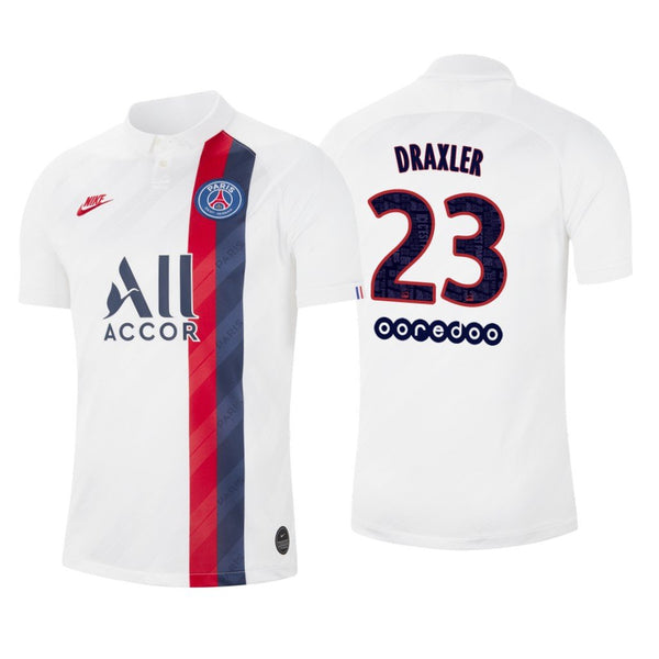 Men 23 Julian Draxler Jersey White Away Paris Saint Germain Jersey Ligue 1 2020 - fastssd - Soccer Jersey - CrazyKill