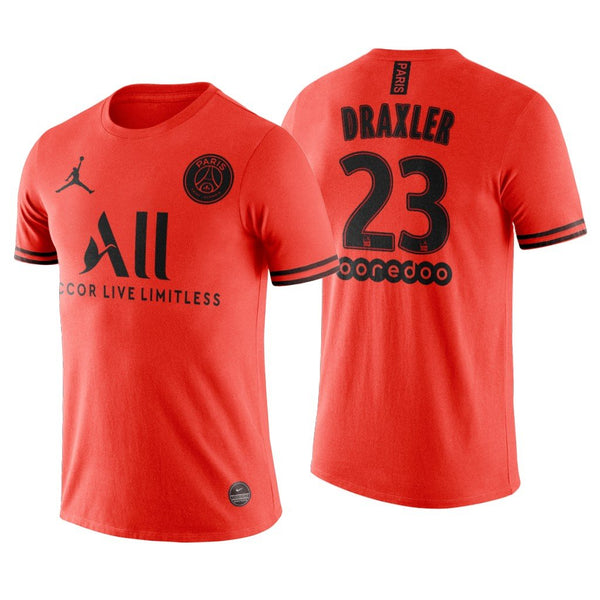 Men 23 Julian Draxler Jersey Orange Third Paris Saint Germain Jersey Ligue 1 2020 - fastssd - Soccer Jersey - CrazyKill