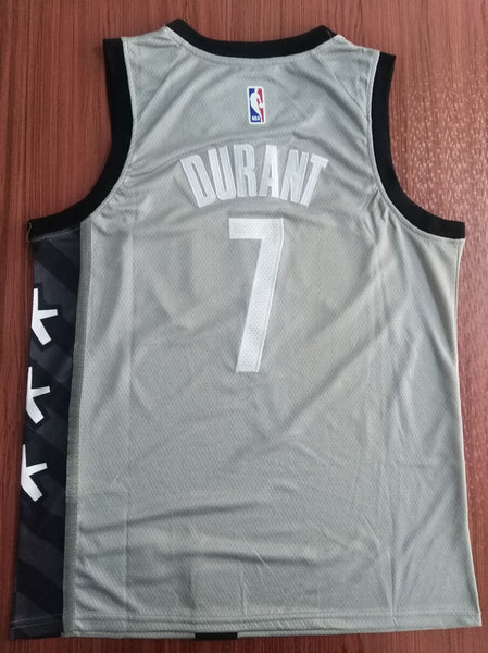 Men 07 Kevin Durant Jersey Grey Brooklyn Nets Jersey Swingman Fanatics - fastssd - NBA Jersey - nRevo