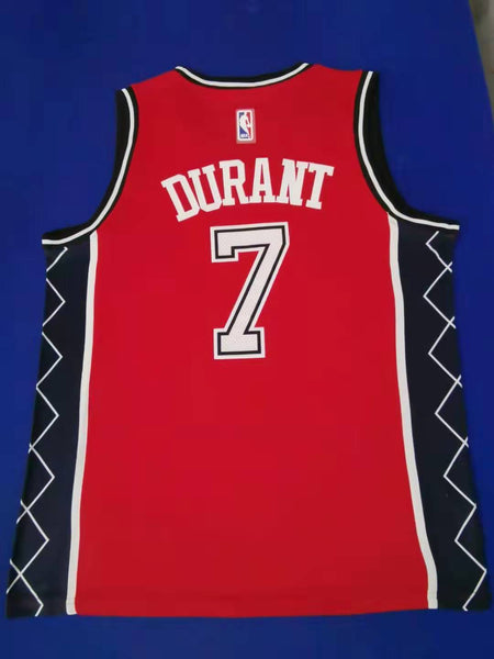 Men 07 Kevin Durant Jersey Red Brooklyn Nets Jersey Swingman Fanatics - fastssd - NBA Jersey - nRevo