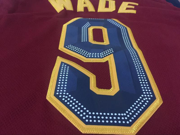 Men CAVS 9 Dwyane Wade Jersey Red Cleveland Cavaliers Fanatics Icon edition - fastssd - NBA Jersey - nRevo