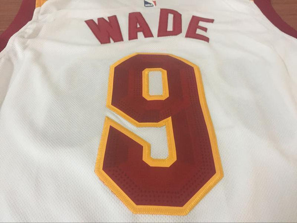 Men CAVS 9 Dwyane Wade Jersey White Cleveland Cavaliers Fanatics Icon edition - fastssd - NBA Jersey - nRevo