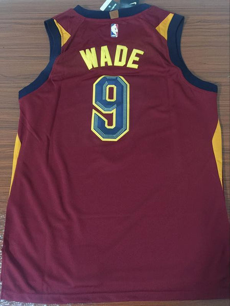 Men CAVS 9 Dwyane Wade Jersey Red Cleveland Cavaliers Fanatics Icon edition - fastssd - NBA Jersey - nRevo